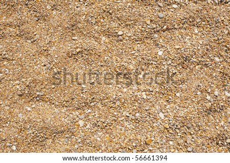 Coarse sand making a background texture