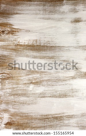 Grungy Painted Wood Texture As Background.