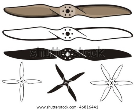airplane propeller drawing