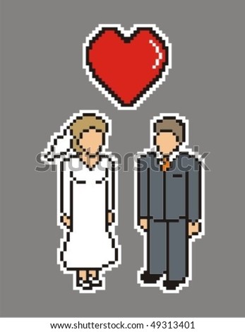 stock vector : Wedding couple clip art wedding couple. stock vector : Wedding couple