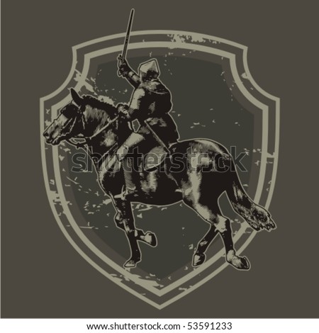 Clipart Knight On Horse. knight on horse with sword