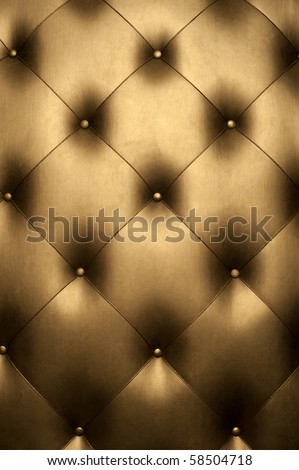 Luxury golden leather close-up background