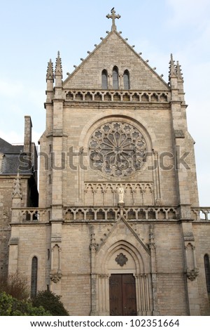 Convent and church  in Dinan, Cotes d\'Armor, Bretagne, France