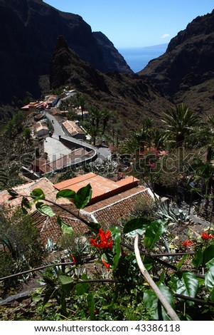 Masca village in the southern of Tenerife island,Canary islands,Spain