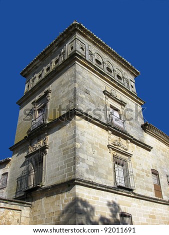 Renaissance architecture Ubeda Palace Jaen province Andalusia Spain