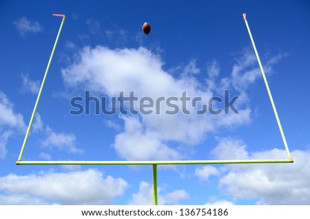 Field Goal, American Football and Goal Posts