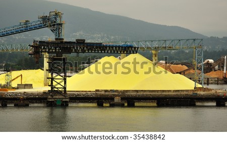 Sulfur Pile