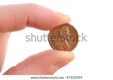close up penny