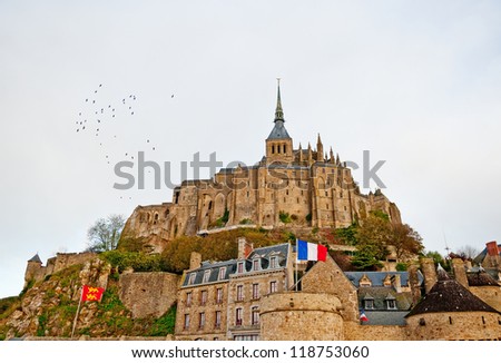 Mont Saint-Michel is a tidal island in Normandy and one of the most visited tourist sites in France.