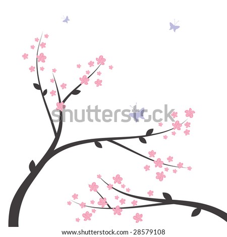 Cherry Blossom Butterfly