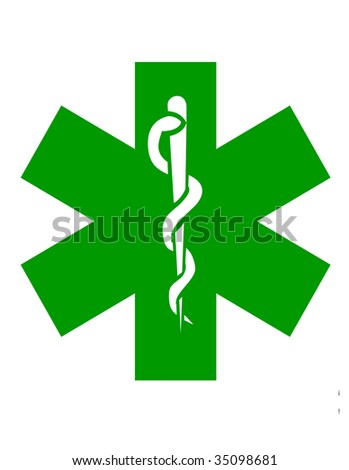 Green Medical Sign