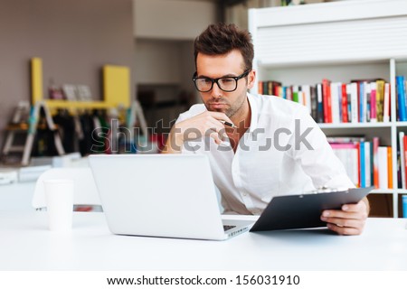 Designer Working With Laptop