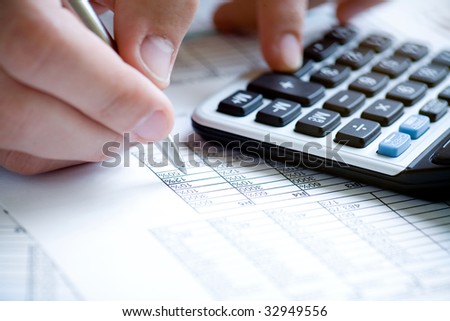 Calculator Hand