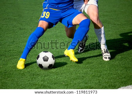 part of legs-soccer or football theme