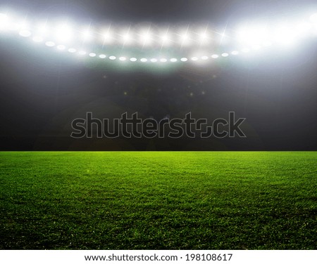 On the stadium abstract football or soccer backgrounds On the stadium abstract football or soccer backgrounds