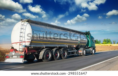 Automotive fuel tankers shipping fuel.