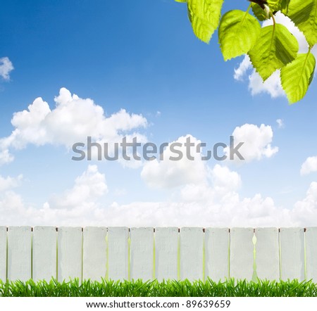 A fence is a freestanding structure designed to restrict or prevent movement across a boundary.