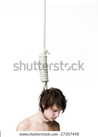suicides by hanging. photo : Suicide by hanging
