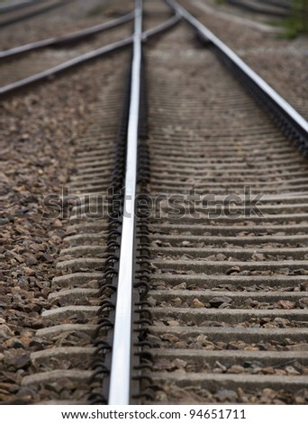 Full Frame of Railroad Tracks
