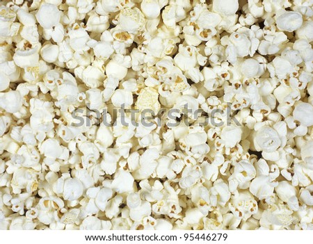 Full Frame of Popcorn