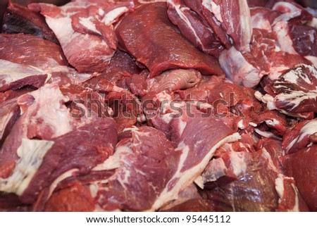Full Frame of Red Meat