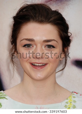LOS ANGELES - MAR 18 - Maisie Williams arrives at the Game Of Thrones Season 3 Los Angeles Premiere on March 18,  2013 in Los Angeles, CA