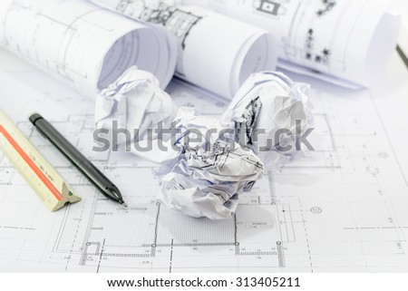 Architectural project,Architectural plans.