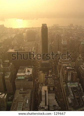 New York -  Sunrise over Manhattan
