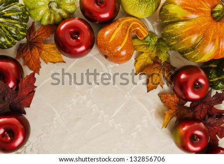 Autumn, changing leaves, nature and Thanksgiving backgrounds.