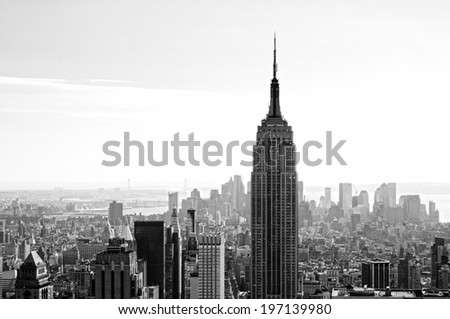A close-up of a skyscraper in New York City.