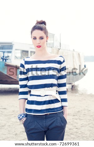 Woman and Sailor fashion style