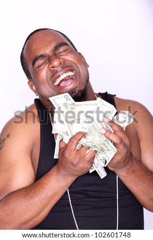 man with cash