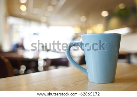 Cup of coffee at a diner.
