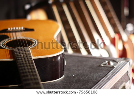 Guitars In Studio