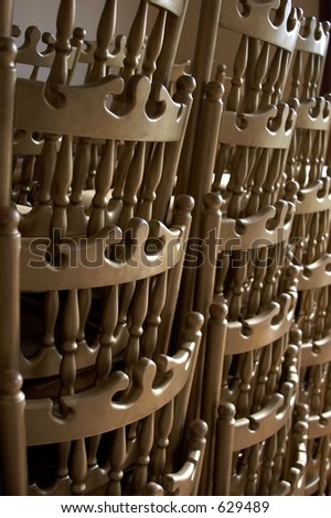 Stacks of Chairs