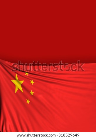 Chinese Flag, China Background