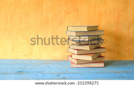 stack of books,free copy space