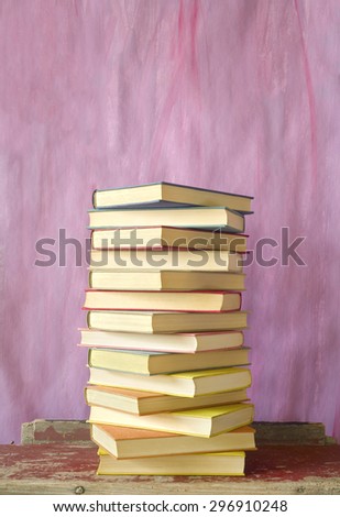 stack of books,free copy space