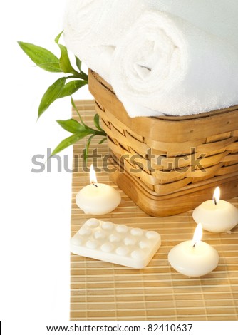 Spa composition with bamboo and soap bar