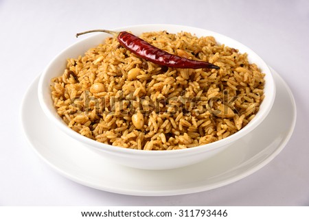 Tamarind Rice from Tamil Nadu, India