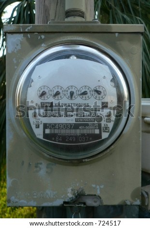 Electrical meter with worn housing