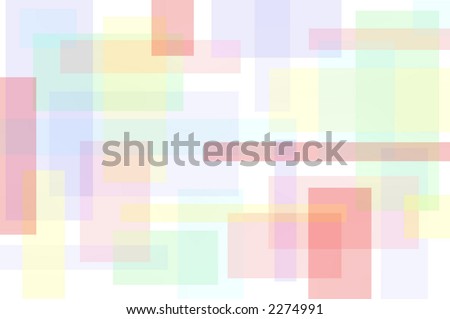 overlays of pastel color blocks