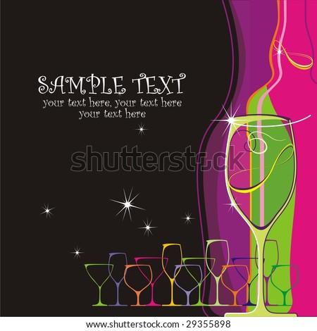 Cocktail Party Invitations on Cocktail Party Invitation Stock Vector 29355898   Shutterstock