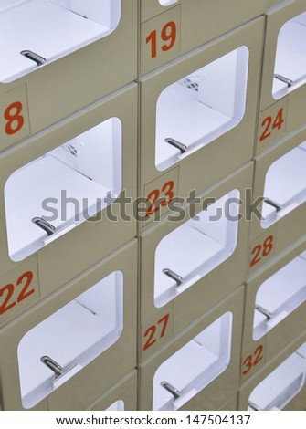 Number Storage Cabinets