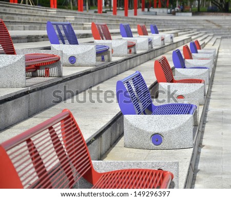 Park chairs