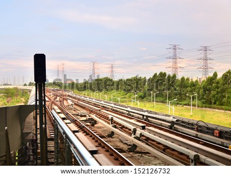 urban railway track