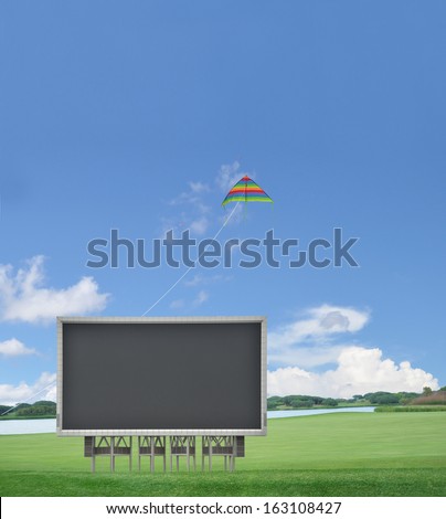 Outdoor advertising screen