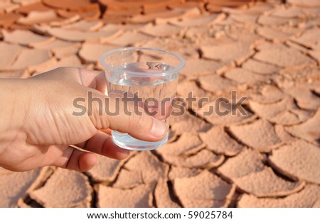 water and no water