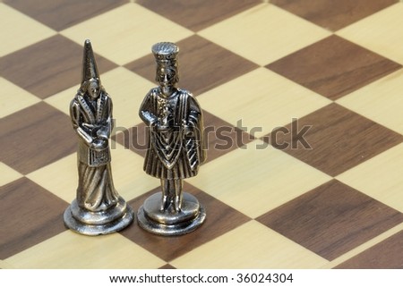 Chess King and queen