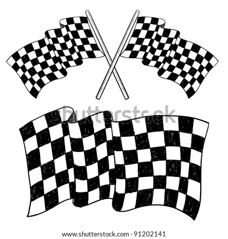 race checkered flag